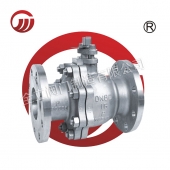 Soft sealing flange stainless steel ball valve Q41F